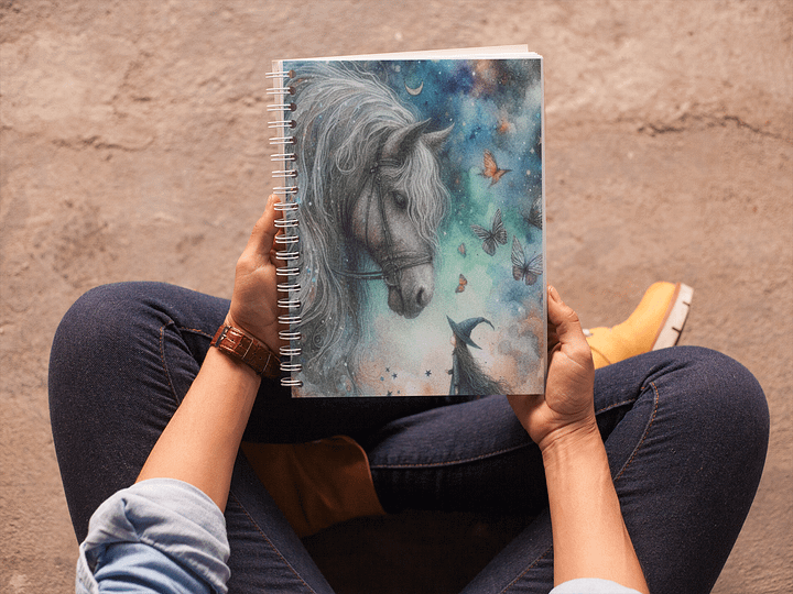Celestial Whispers Spiral Notebook product image (1)