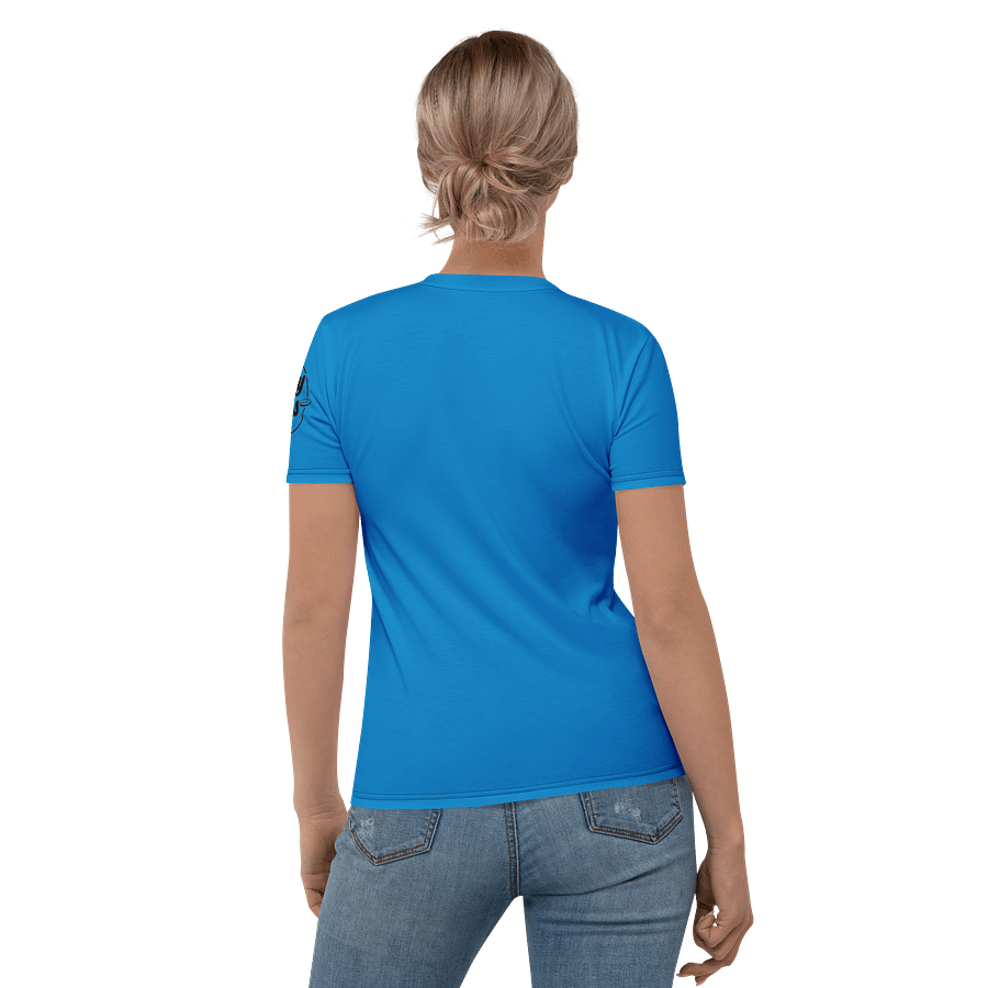 Fancy Lads Women's Blue T-shirt "All Eyes On Tee" product image (6)