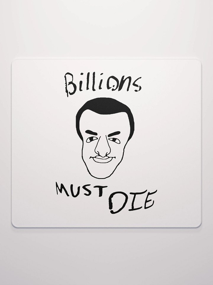 Billions Must Die Gaming Mouse Pad product image (2)