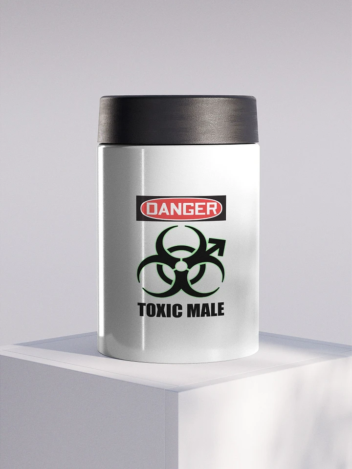 Danger: Toxic Male Drink Koozie product image (1)