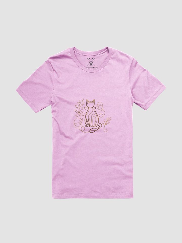 Cat Line Graphic Bella+Canvas Unisex Supersoft T-Shirt product image (9)