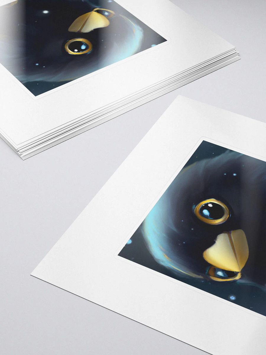 Cute Galactic Bird Omega Sticker product image (5)