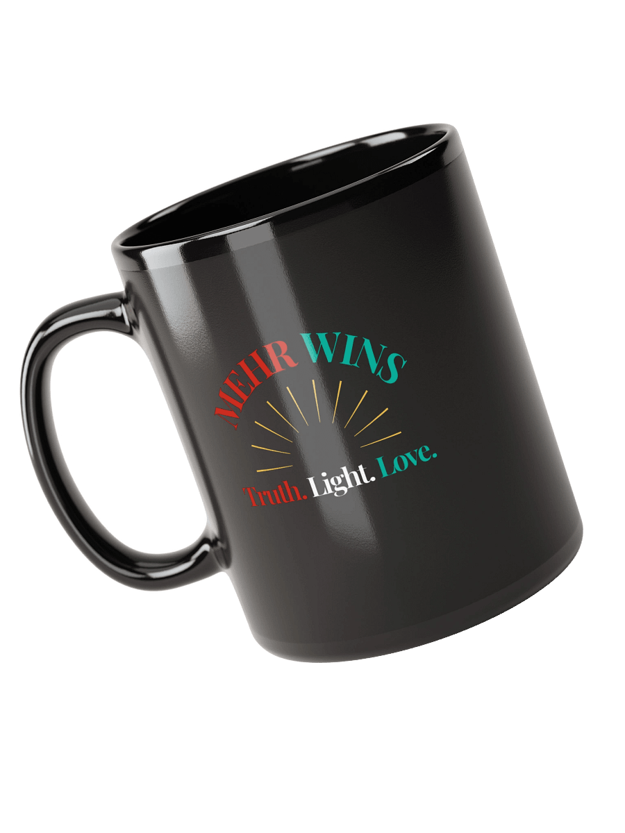 Truth Light Love - Black Mug (Style 2) product image (3)