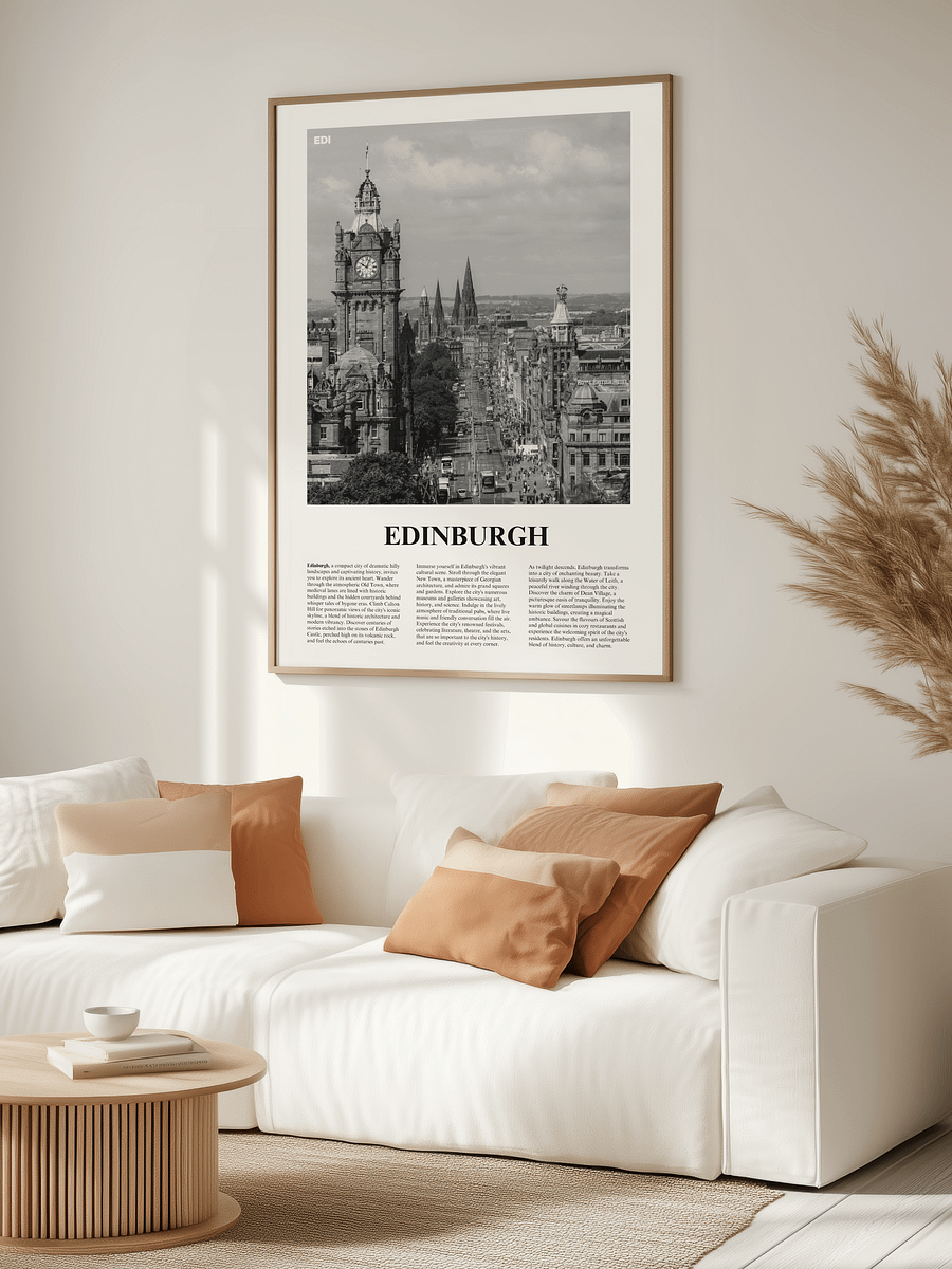 Edinburgh 02 Newspaper Poster | Framed product image (3)