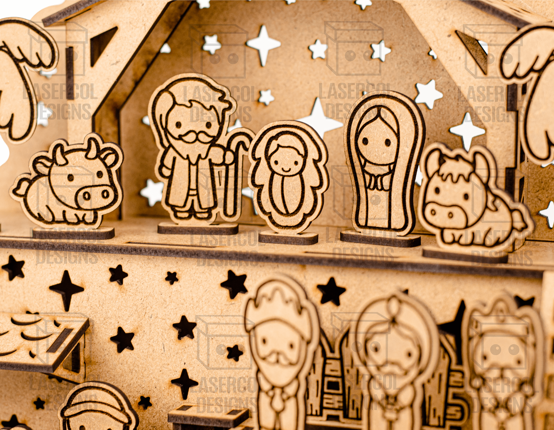 Nativity Scene - Christmas Gift - Laser Cut Files product image (7)