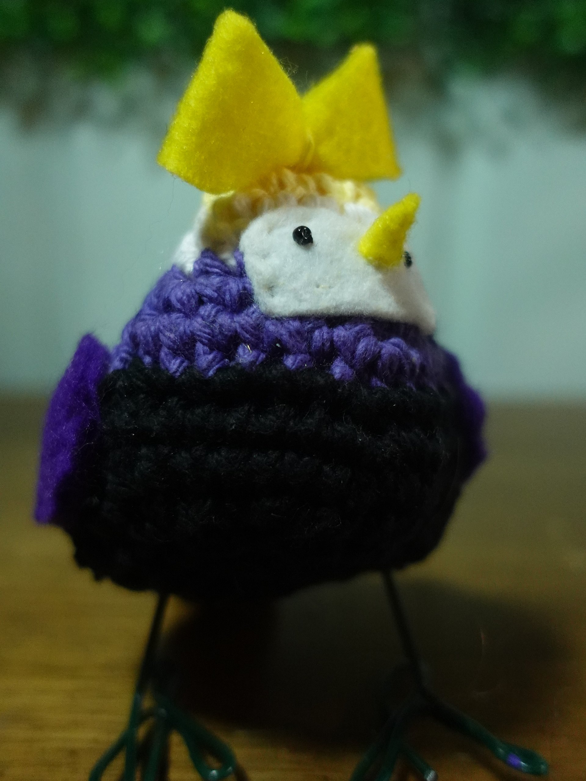 Mini/Ornament Crocheted Seasonal Fabric Bird Pattern product image (2)