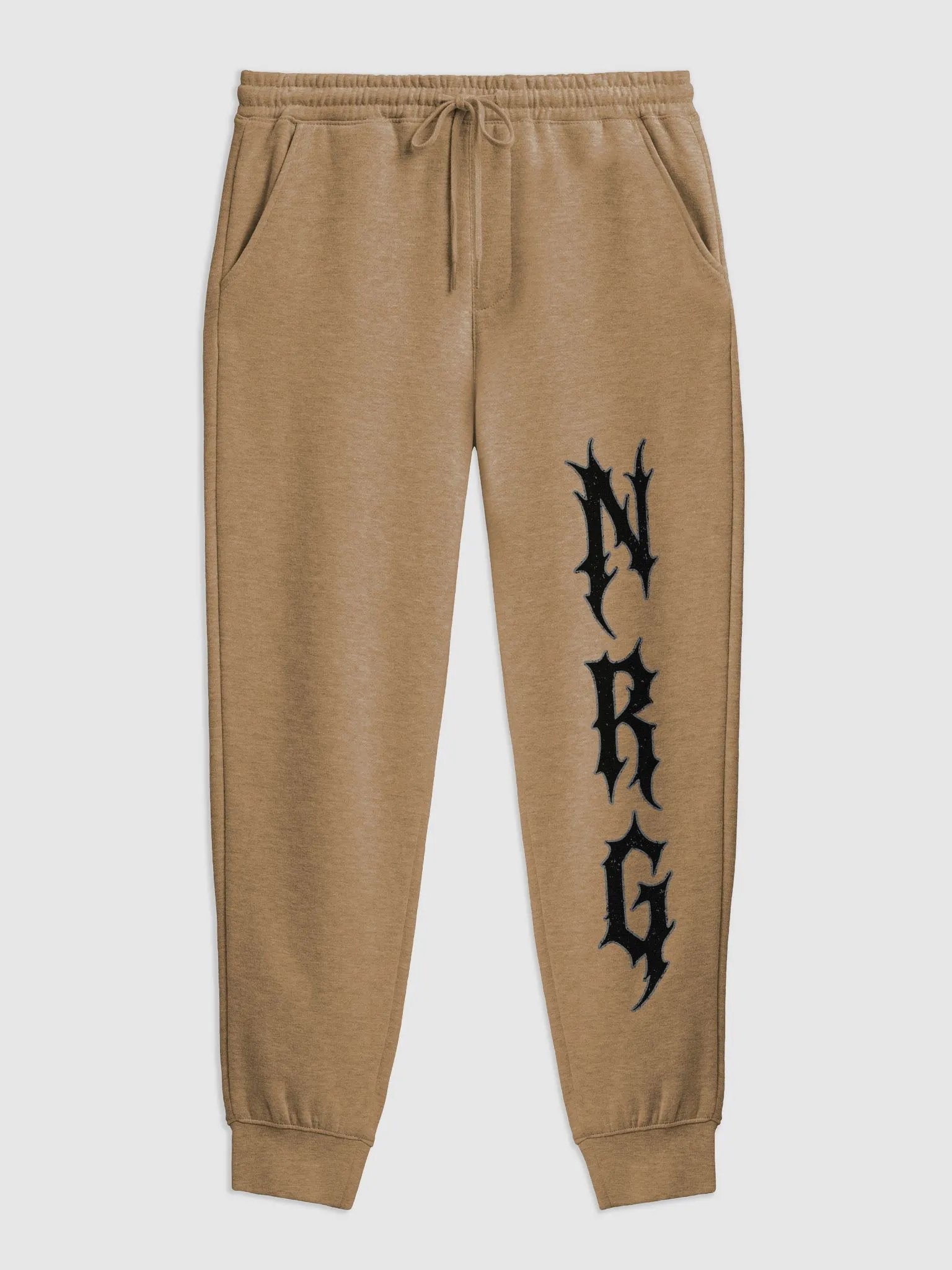 NRG Grunge Logo Midweight Fleece Joggers (Black Print) product image (3)