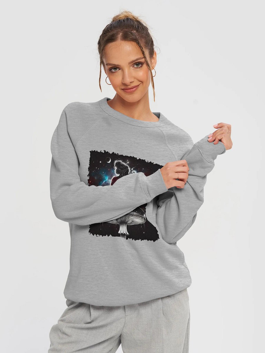 Chillin' in the Void Unisex Sponge Fleece Raglan Sweatshirt product image (18)