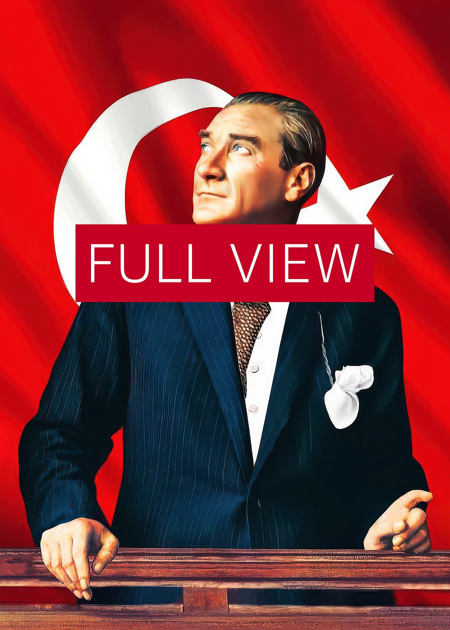 Atatürk Poster, Turkey — Mustafa Kemal Ataturk art product image (4)