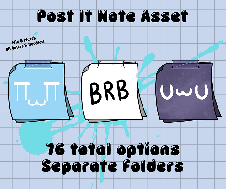 Post It Note Asset product image (1)