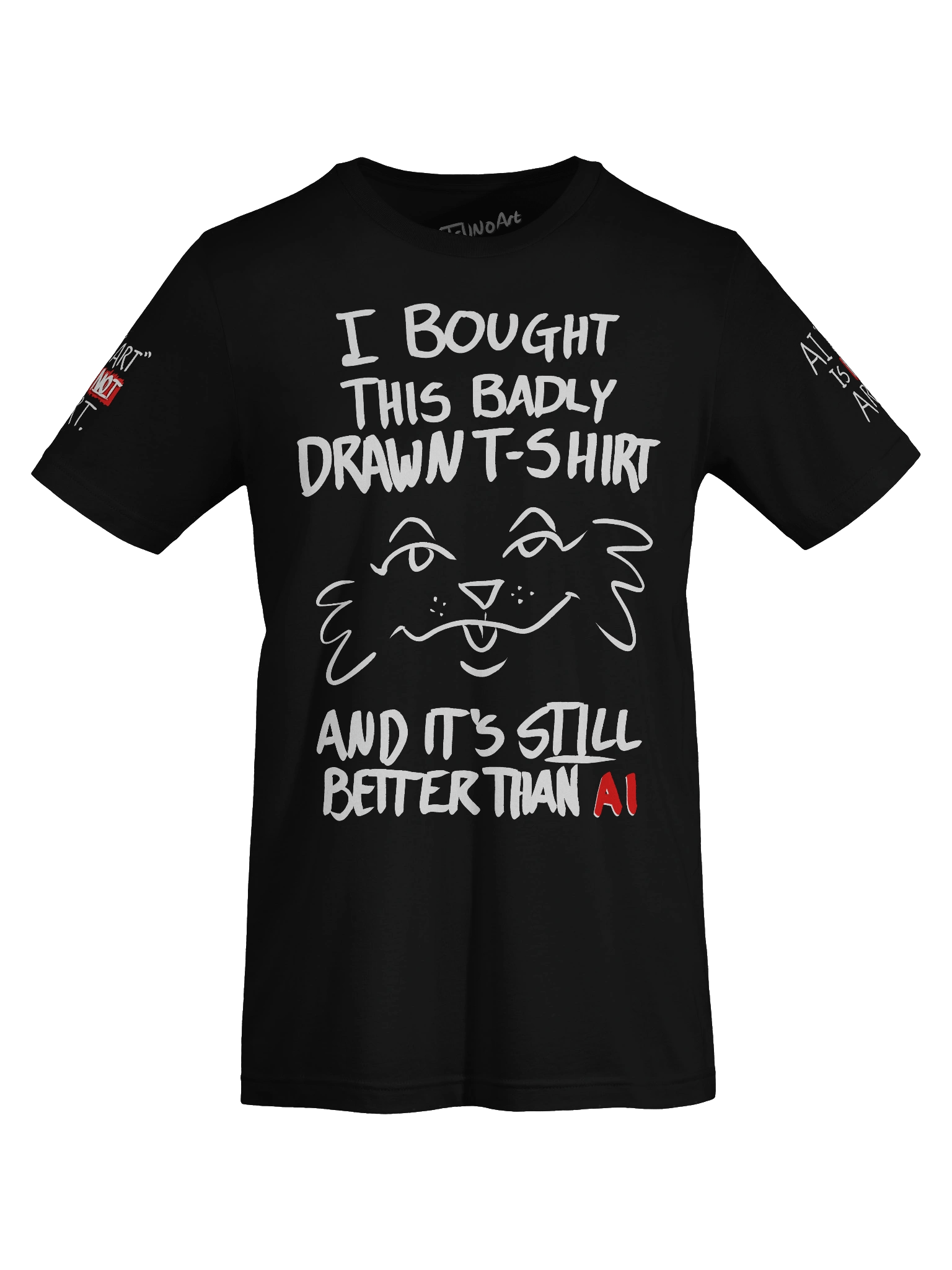 Better Than AI Shirt [Black] product image (7)