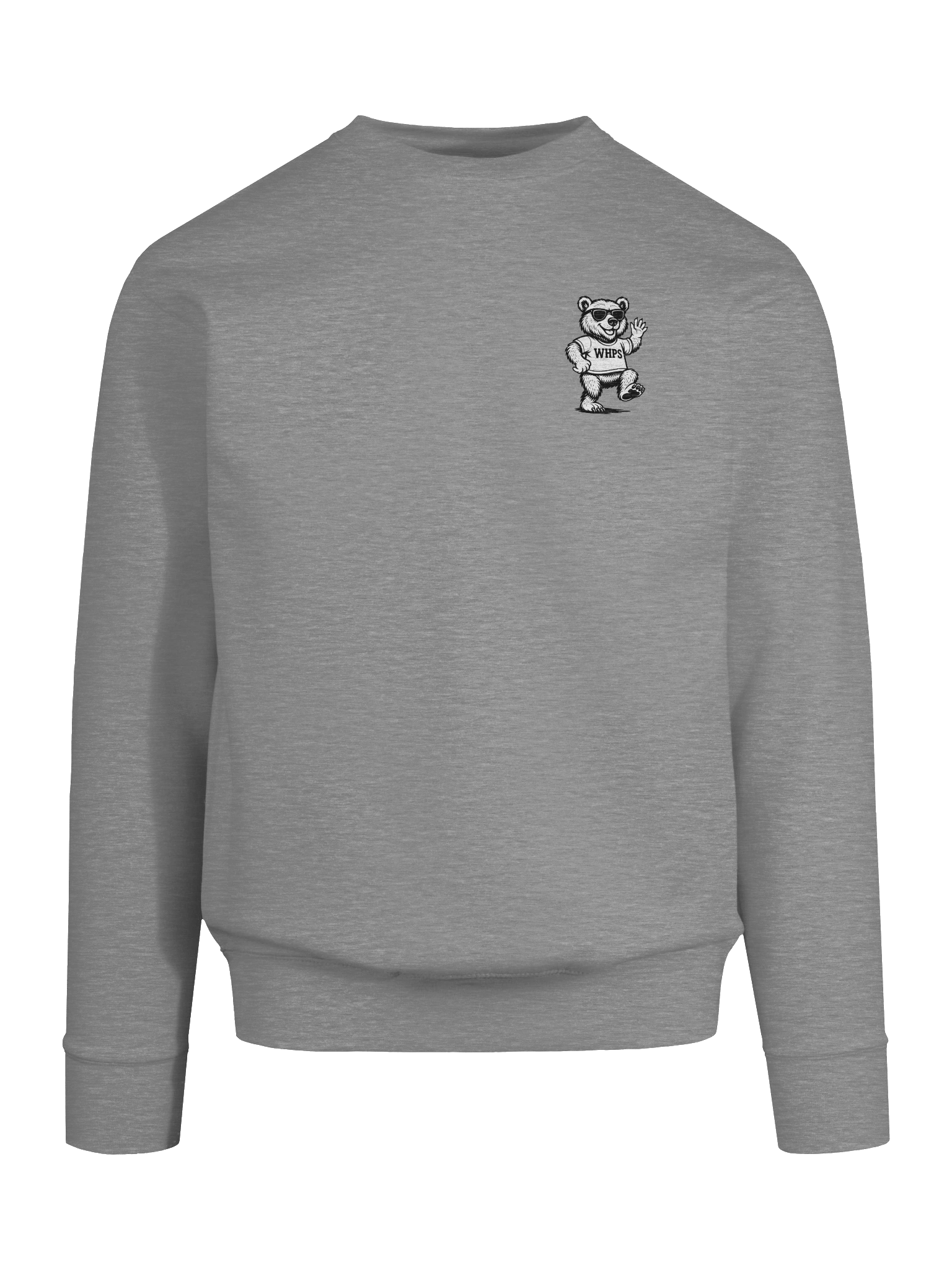 Adult Waving Bear Crewneck Sweatshirt product image (54)