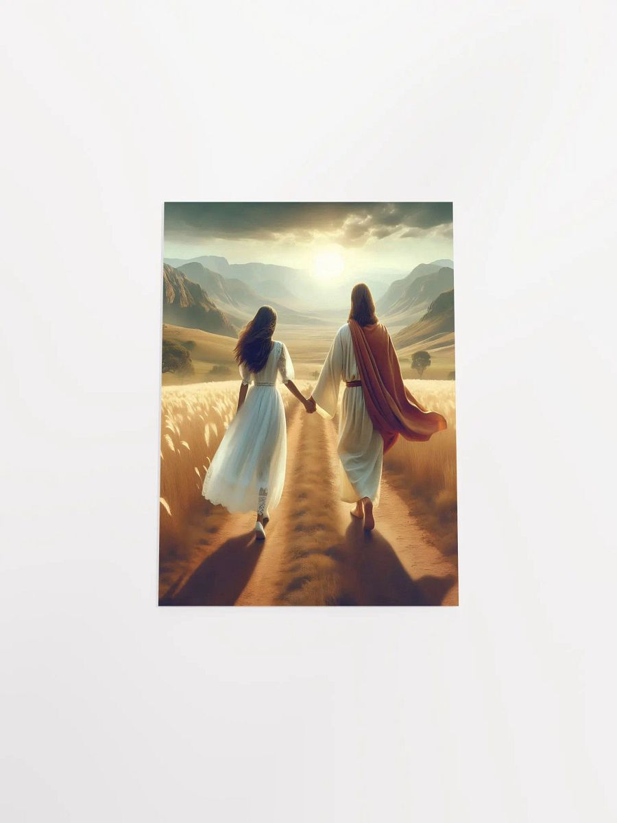 Walking with Faith Inspirational Art Poster product image (4)