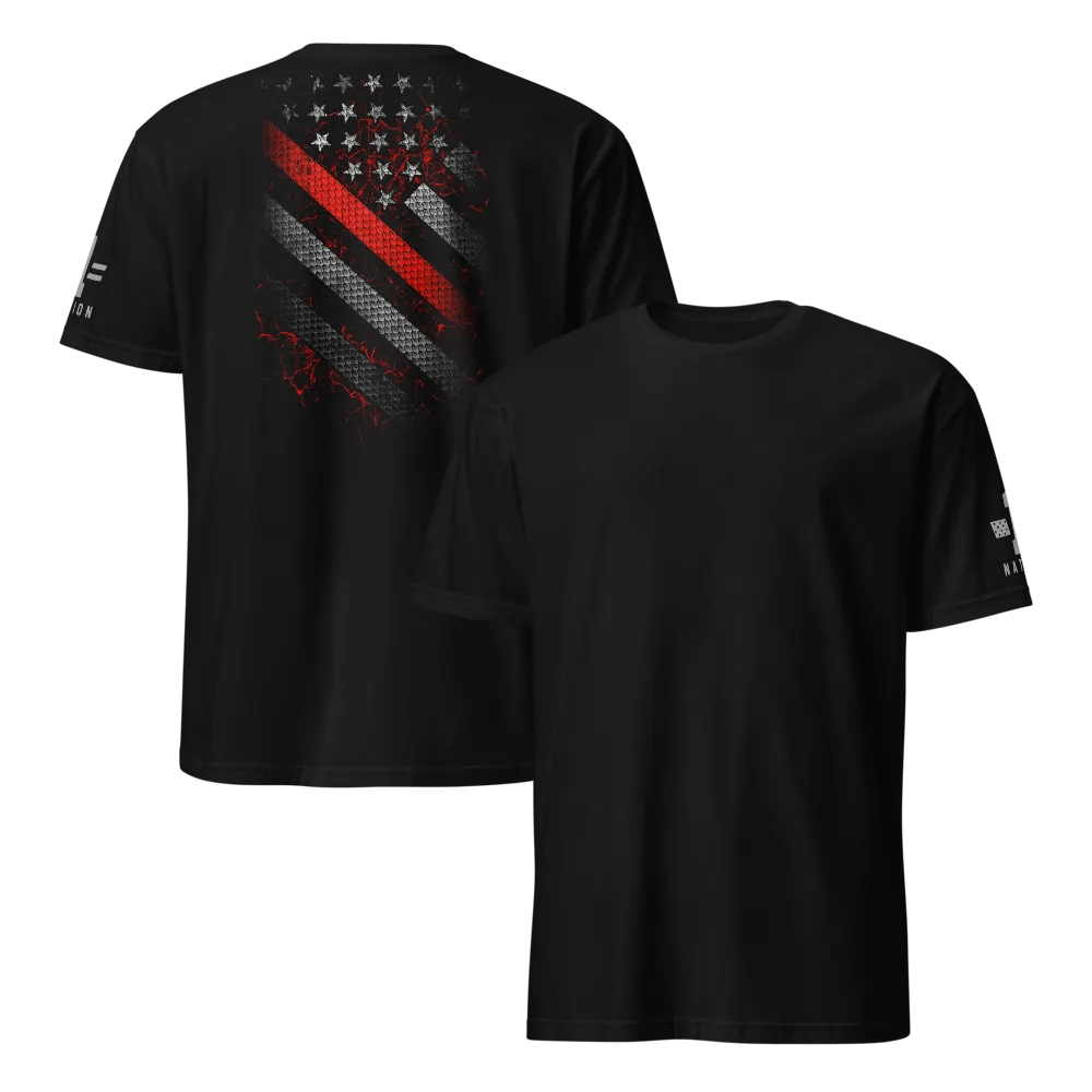 Thin Red Line Carbon Diagonal Flag product image (13)