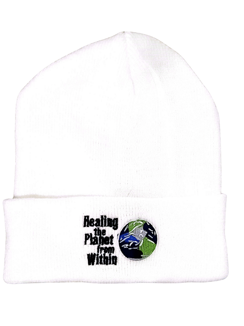Healing the Planet from Within Cuffed Beanie product image (2)