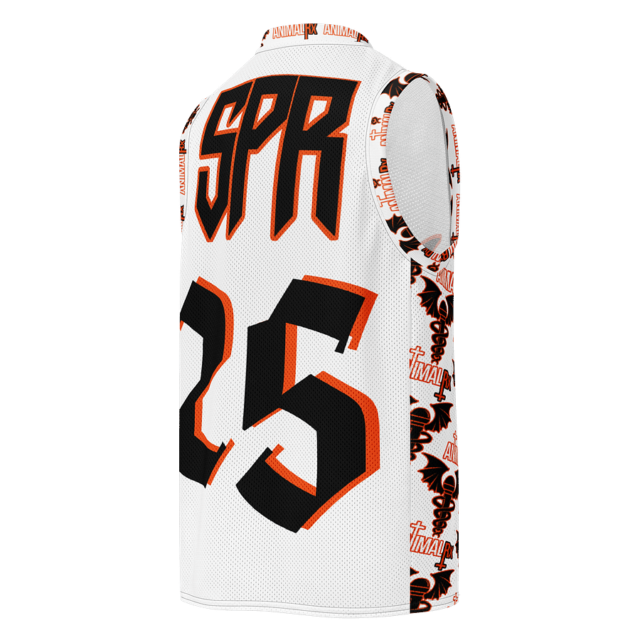 ANIMAL RX Basketball Jersey (White) product image (2)