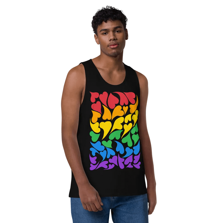 Nestled PRIDE Rainbow Tank Top product image (9)