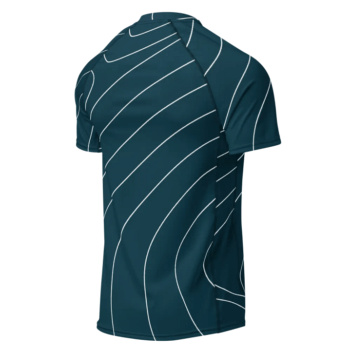 Eco-Friendly Topographic Men's Rash Guard product image (2)