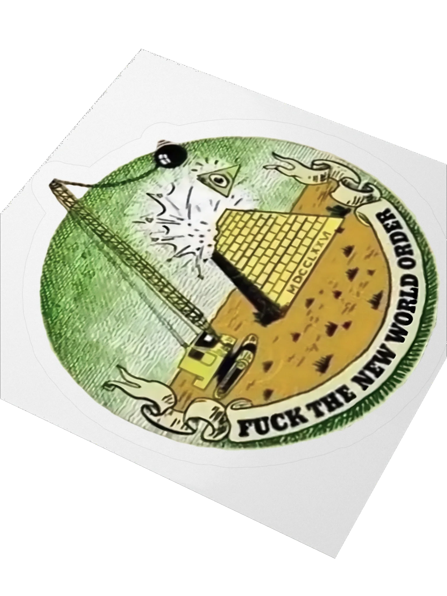 F*** The New World Order Sticker product image (8)
