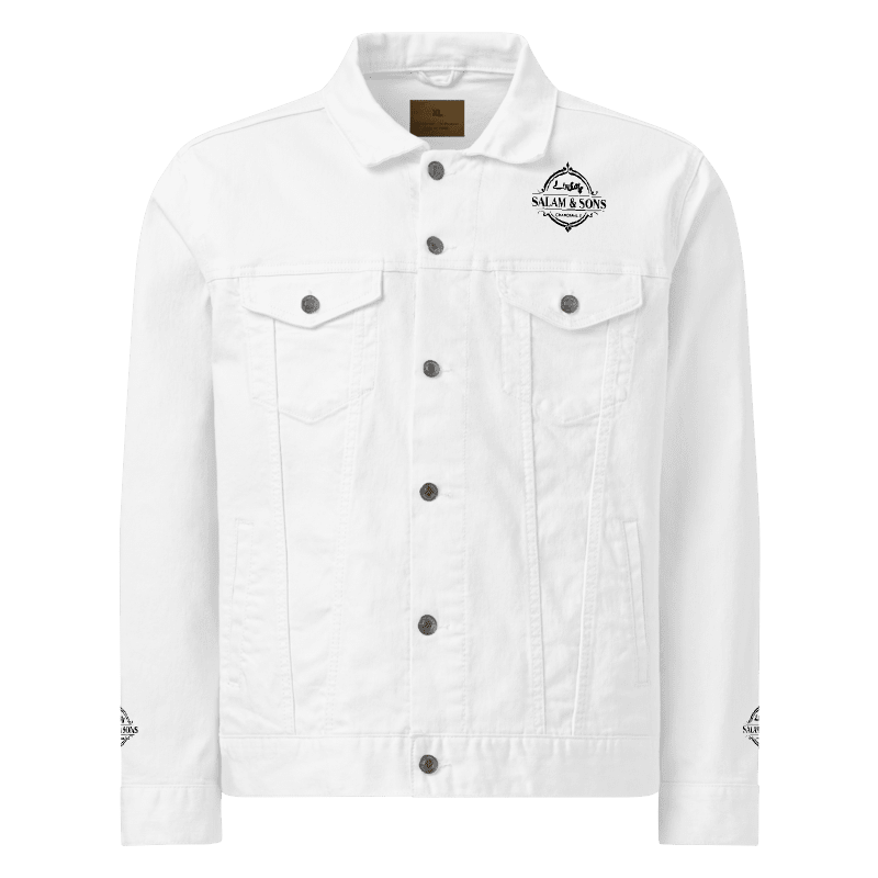 SALAM & SONS CHANDIWALE Official White Denim Jacket product image (1)