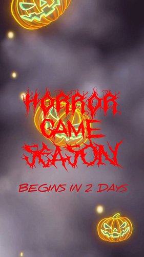 2 Days Until Horror Game Season 2025