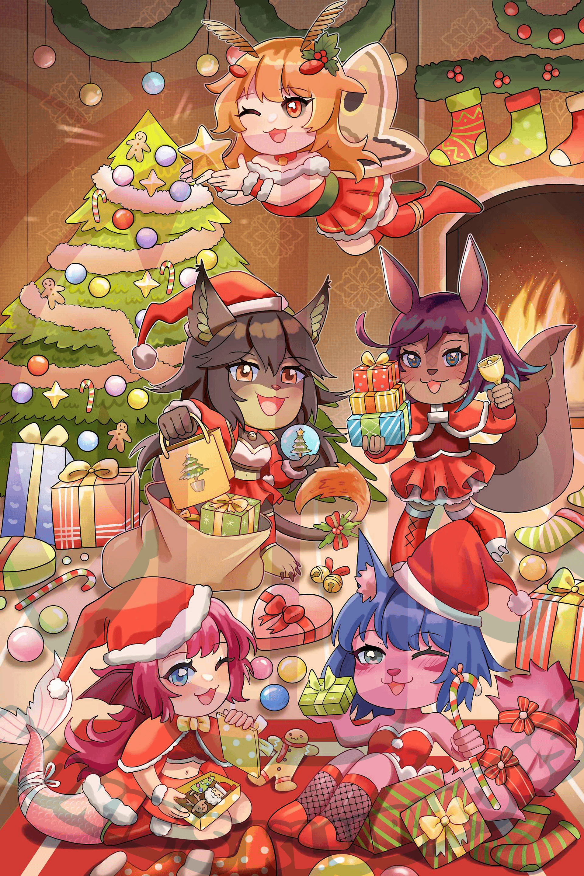 A Merry Gen 1 Christmas Winter 2024 Sticker Large product image (1)