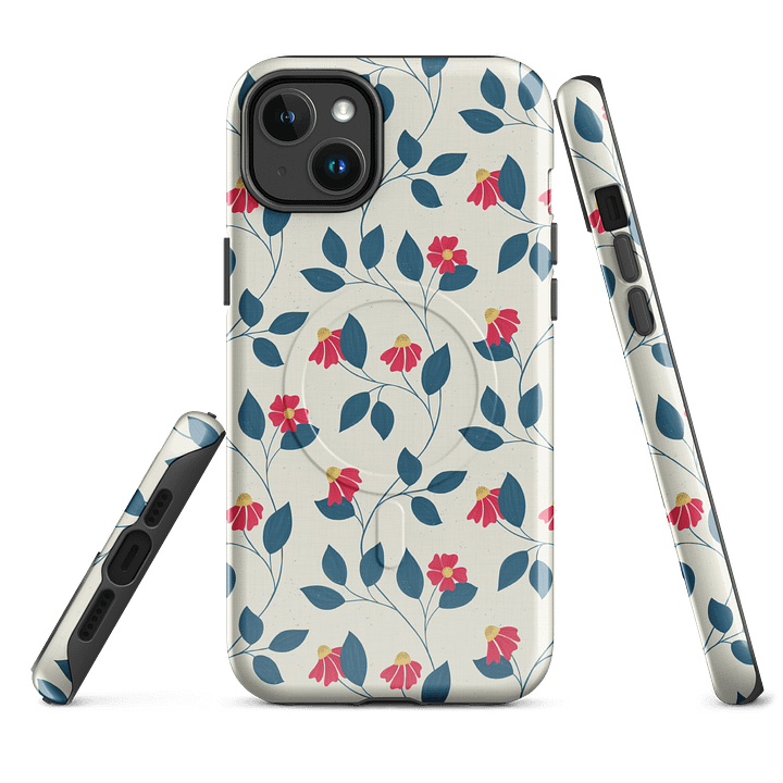 Cosmic Bloom Trailing MagSafe Tough Case for iPhone product image (2)