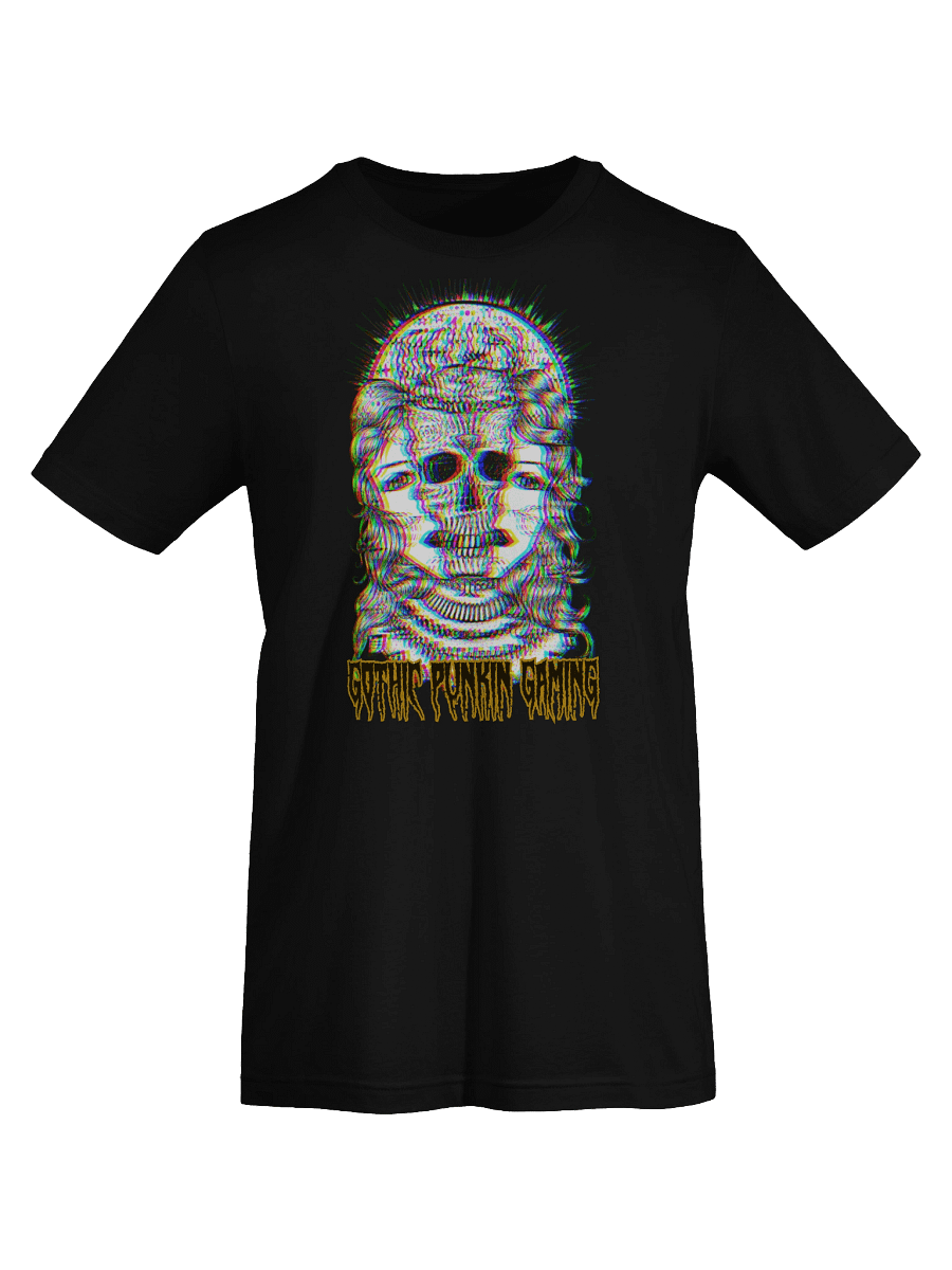 Women's Glitch Skull Gothic Punkin T-Shirt product image (32)