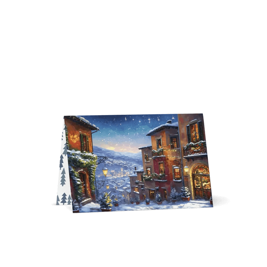 Vintage Italian Christmas Wonderland Card product image (7)