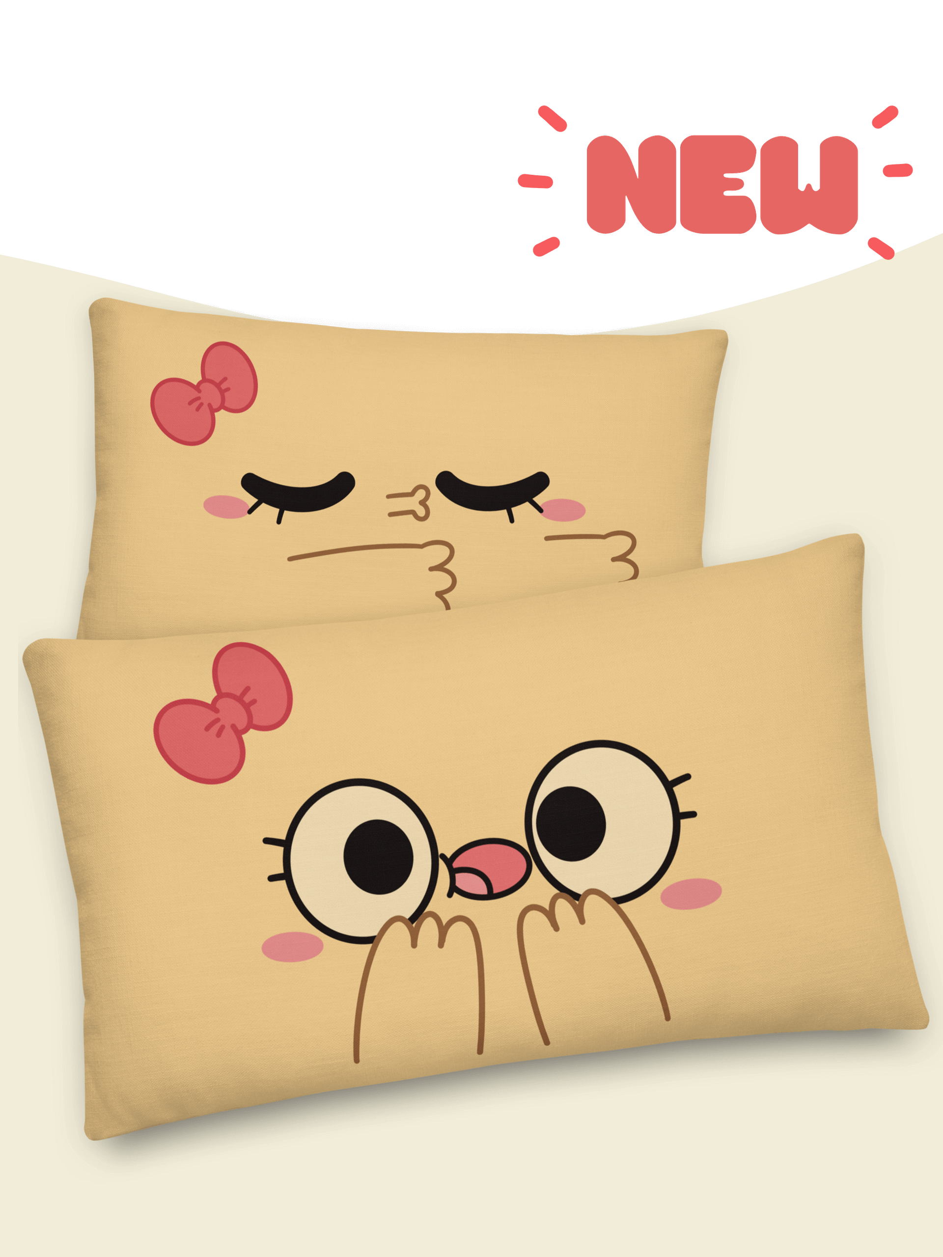 Pancake Double Expression Pillow product image (1)