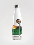 Dumpster Fire Stainless Steel Water Bottle product image (1)