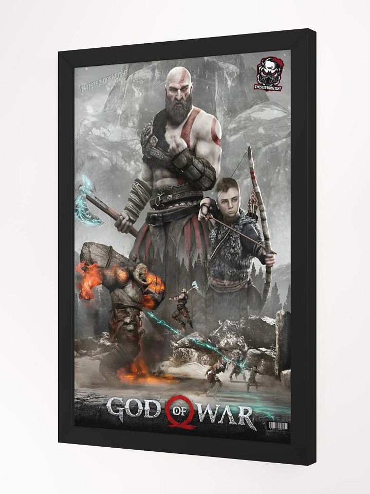 God of War: A Legendary Framed poster - Size: 12" x 18" product image (1)