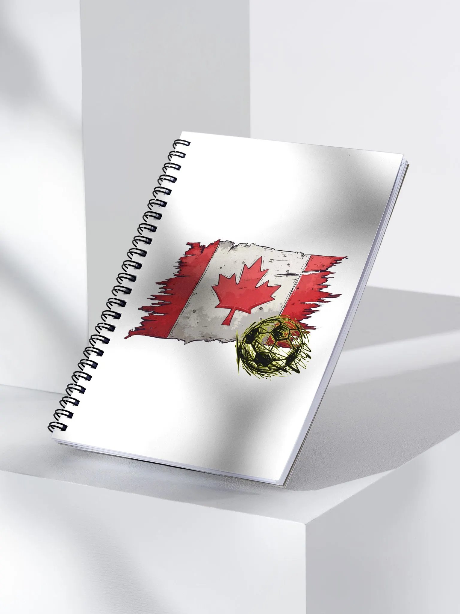 Canada Flag Soccer Football Notebook product image (3)