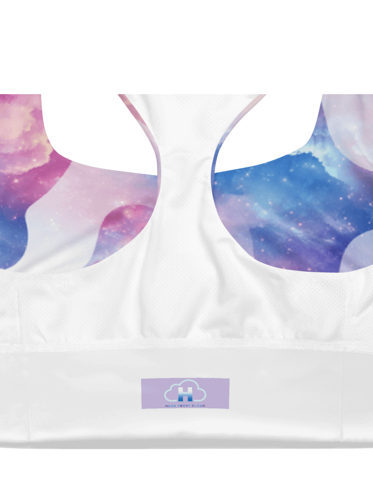 Crazy Cow Recycled Longline Sports Bra product image (3)