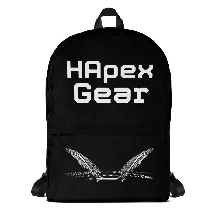 White HApex Gear White Logo - Black - Backpack product image (1)
