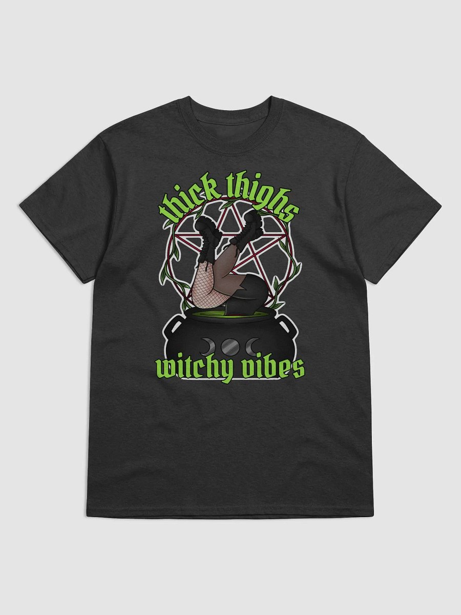 Thick Thighs Witchy Vibes Cotton Tee product image (1)