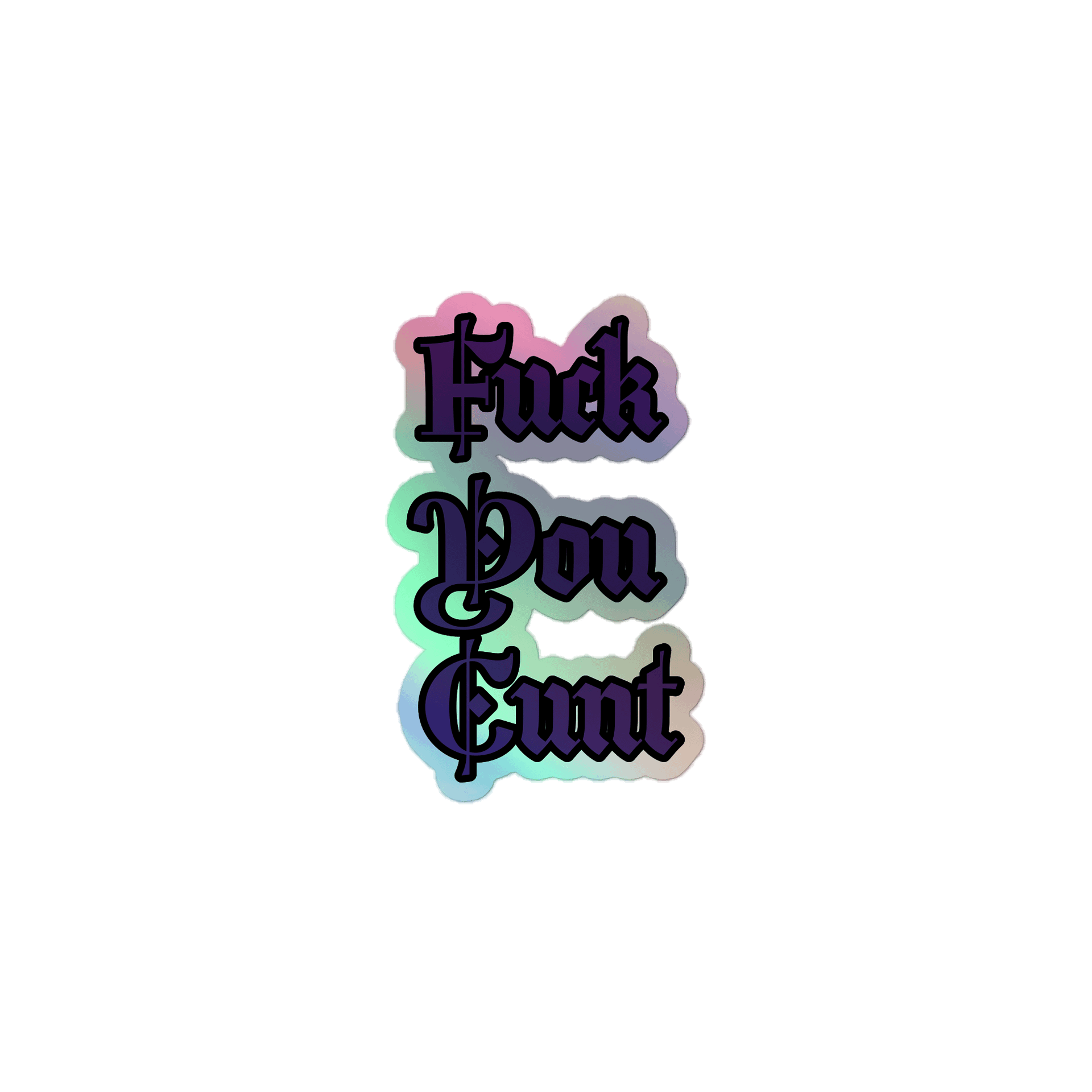 Shiny Cunt Sticker product image (1)