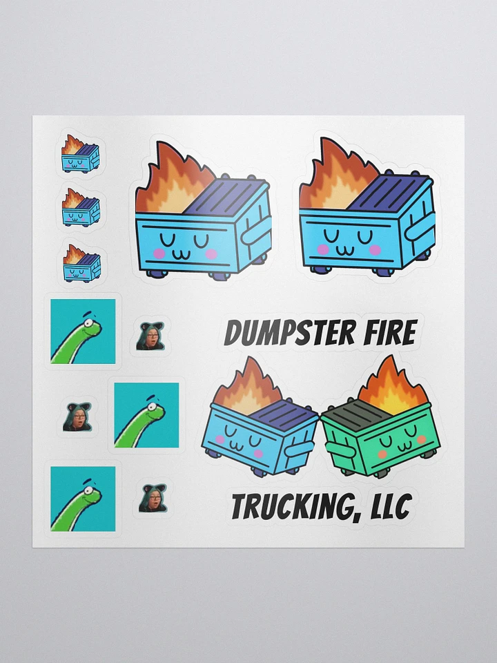 Dumpster Fire Sticker Pack product image (1)