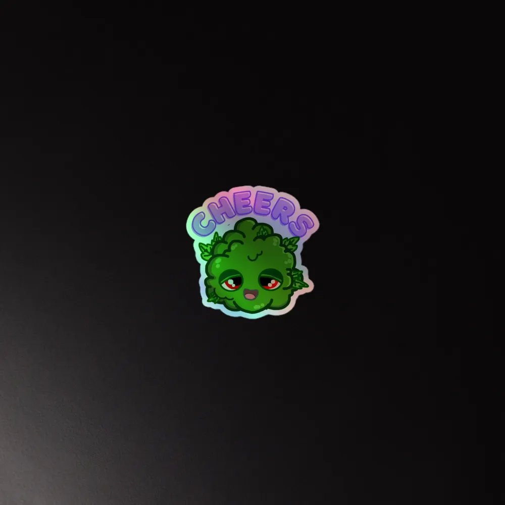 Cheers to Happiness Holographic Sticker Sheet product image (2)