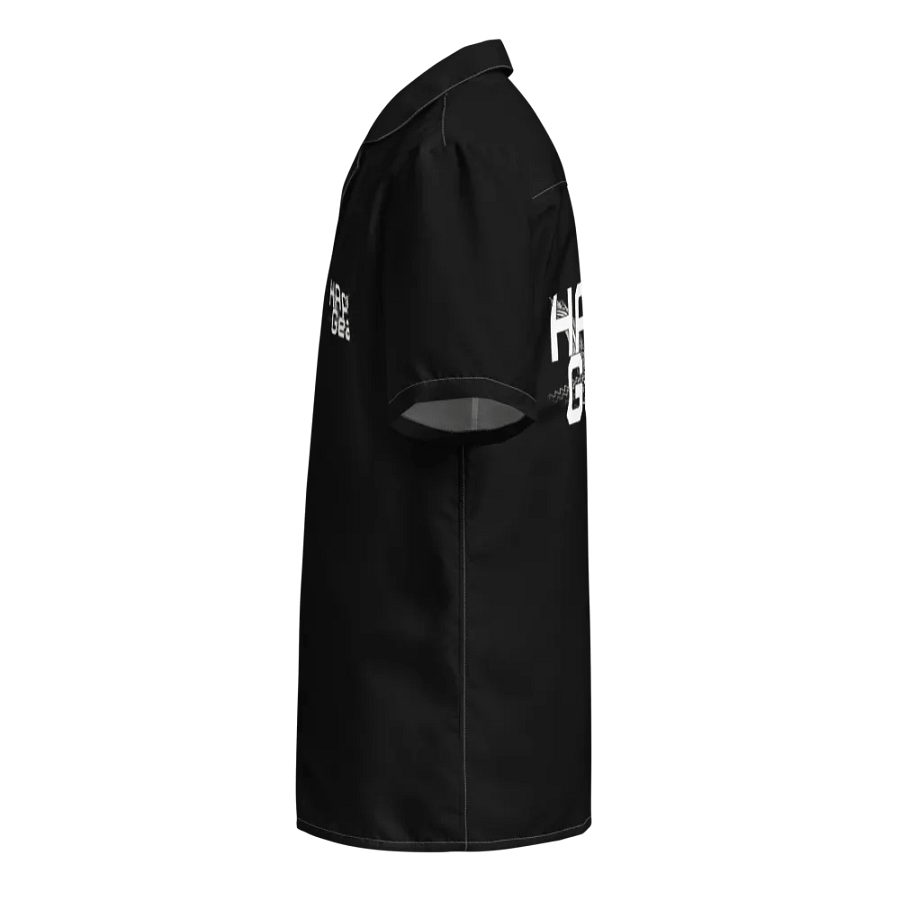 White HApex Gear White Logo Black Hawaiian Shirt product image (9)