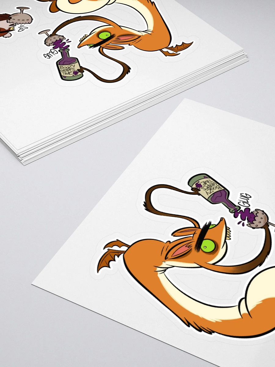 Boozy Grapes Time with Fox Dragon and Red Panda product image (4)