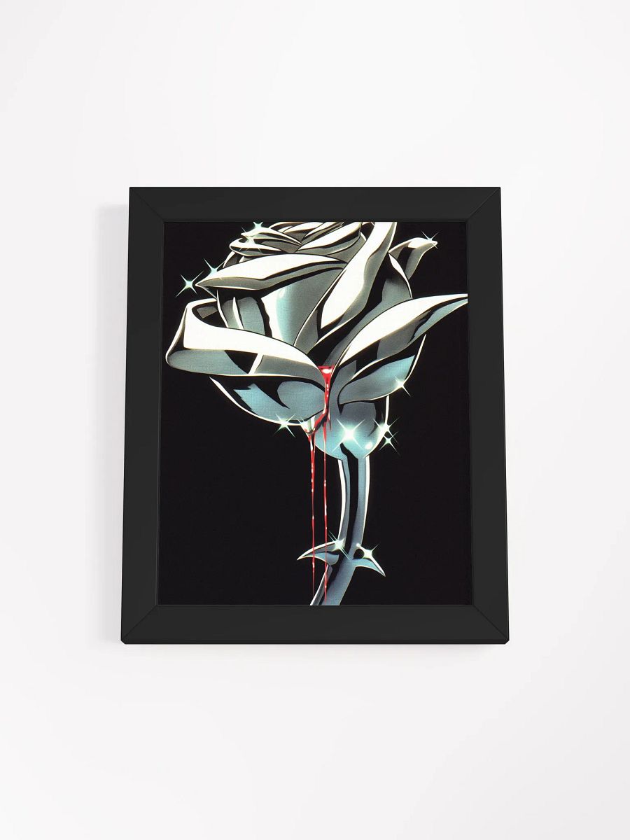 Gothic Metalic Rose Framed Poster product image (1)