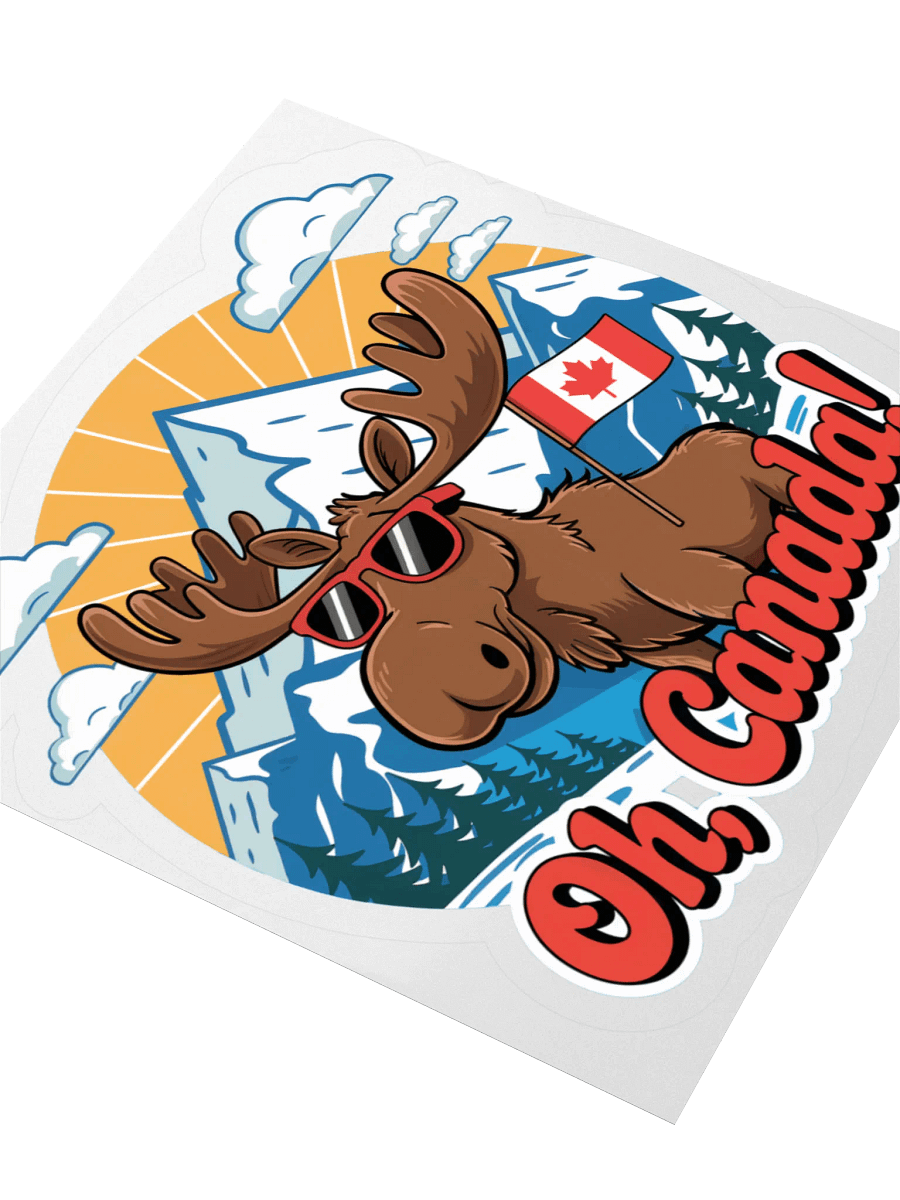 Oh, Canada! Moose Vinyl Stickers product image (7)