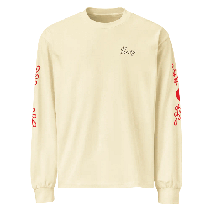 Lingling Kwong Valentine Unisex Premium Heavy Weight Long Sleeve Shirt. product image (1)