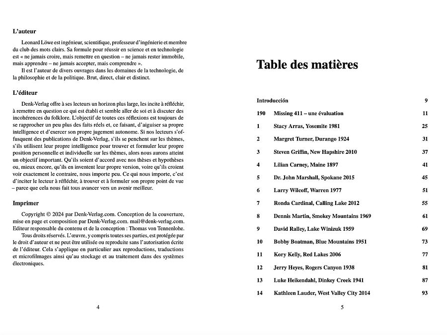 Personnes Disparues - Le plus effrayant «Missing 411» cas product image (3)