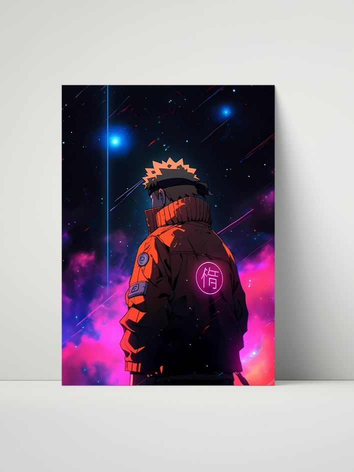 Naruto - Naruto Uzumaki Cosmic Journey Metal Print (8" x 10") product image (1)