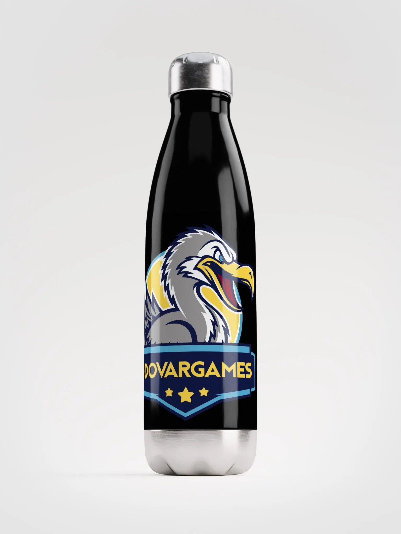 OdovarGames Stainless Steel Water Bottle Black product image (5)
