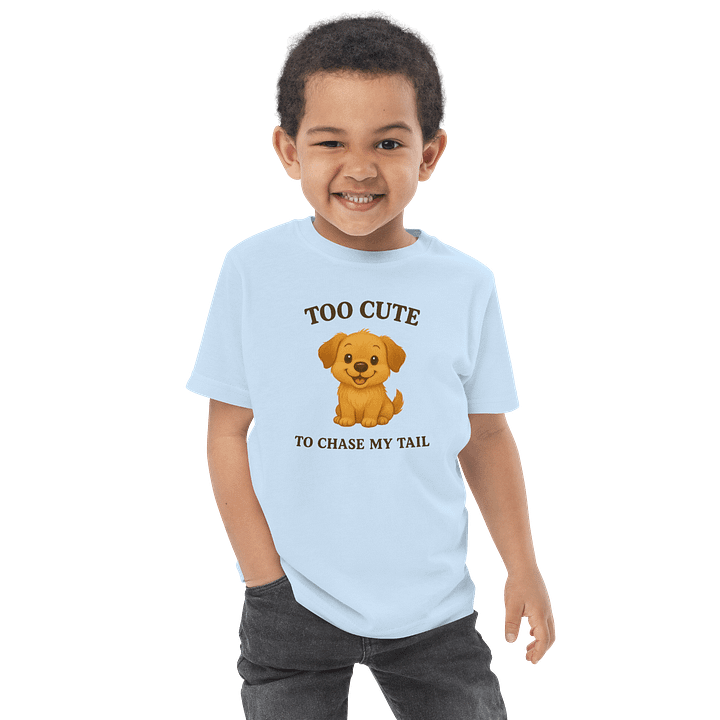 Adorable Puppy Too Cute Toddler Jersey product image (1)