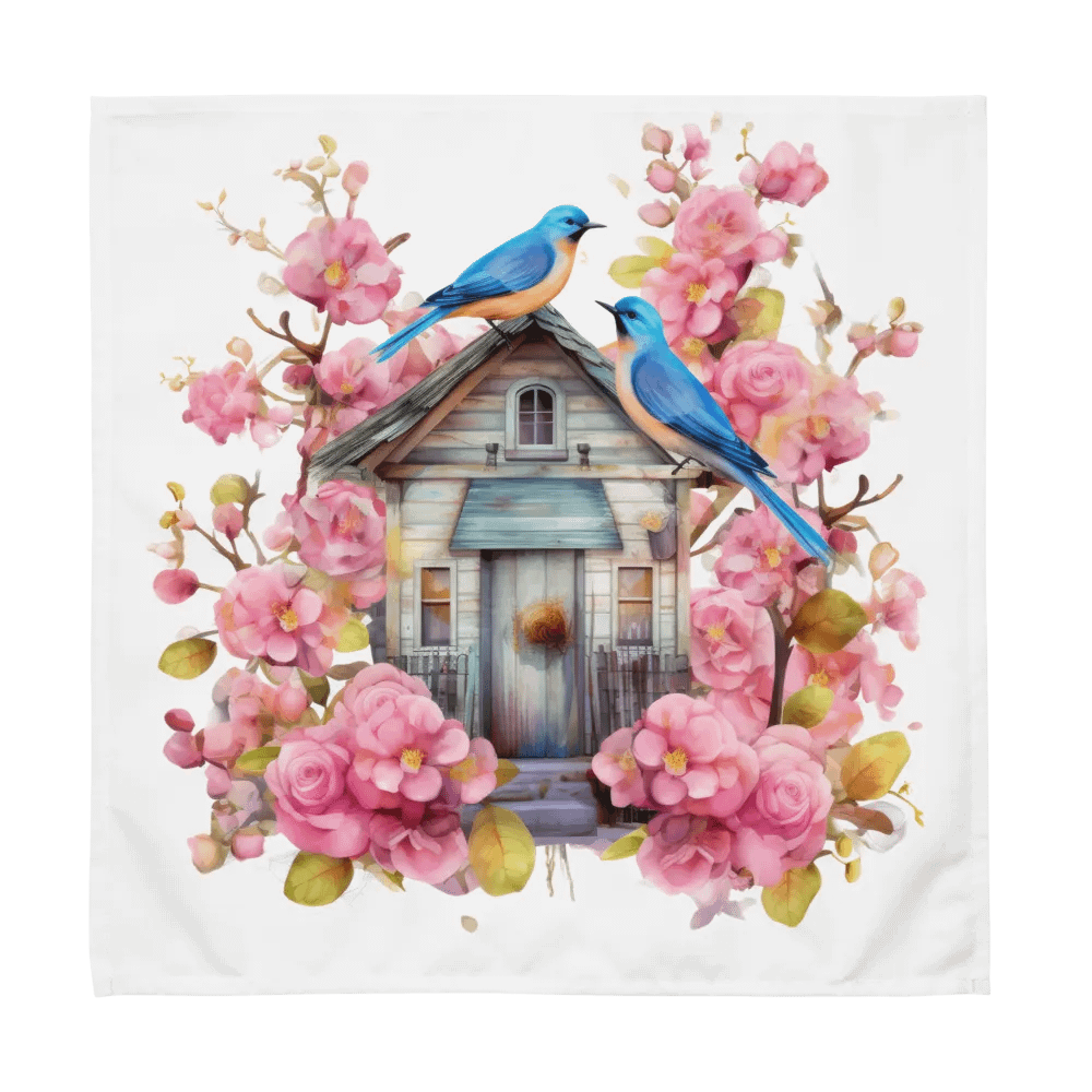 Whimsical Birdhouse Cloth Napkin Set product image (9)