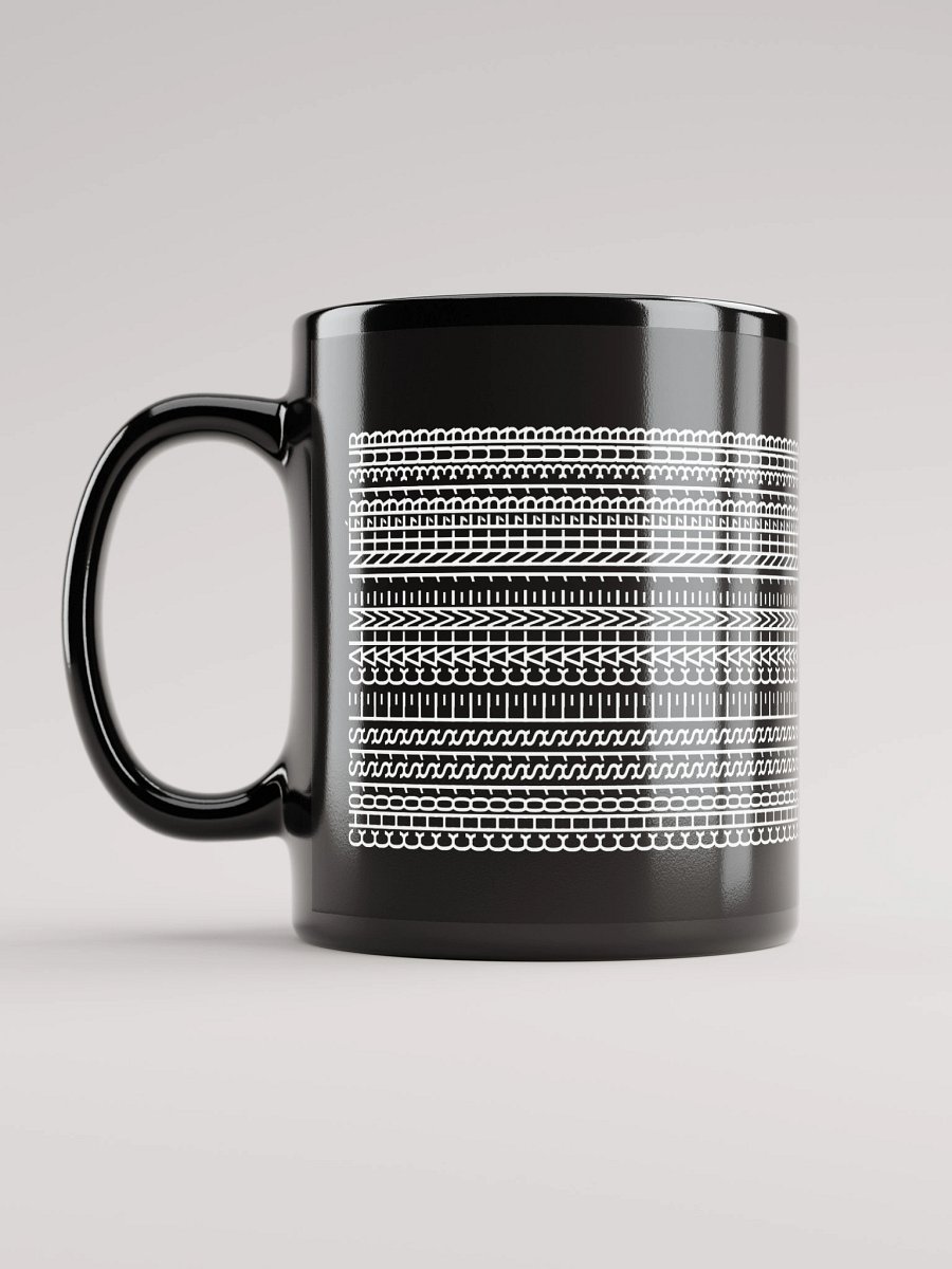 Mug Noir Codé Zen Blanc - Choisis le Calme Intérieur - Cadeau élégant product image (6)